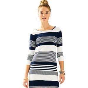 Marlowe Dress - Coconut Stripe